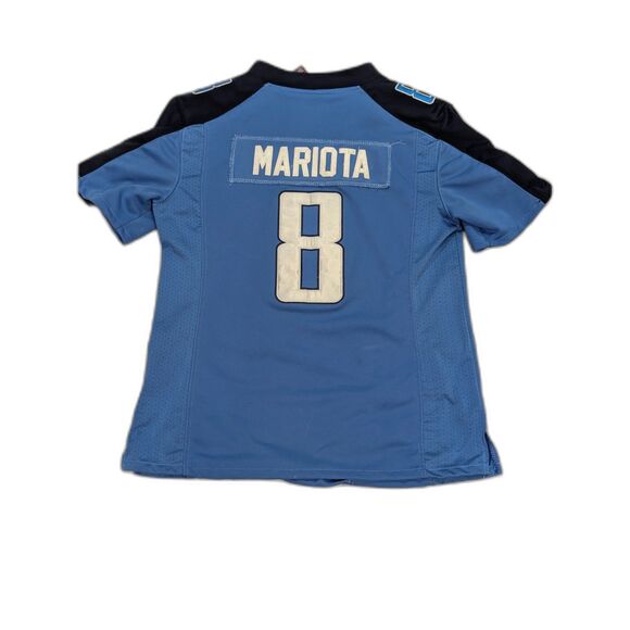 Tennessee Titans Mariota Jersey Womens XL On Field Jersey NFL - Picture 2 of 4